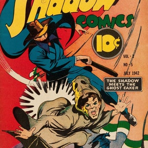 The Shadow Comic 1-101 Classic Comic Books, Rare Comics, Vintage Comics, Digital Download image 10
