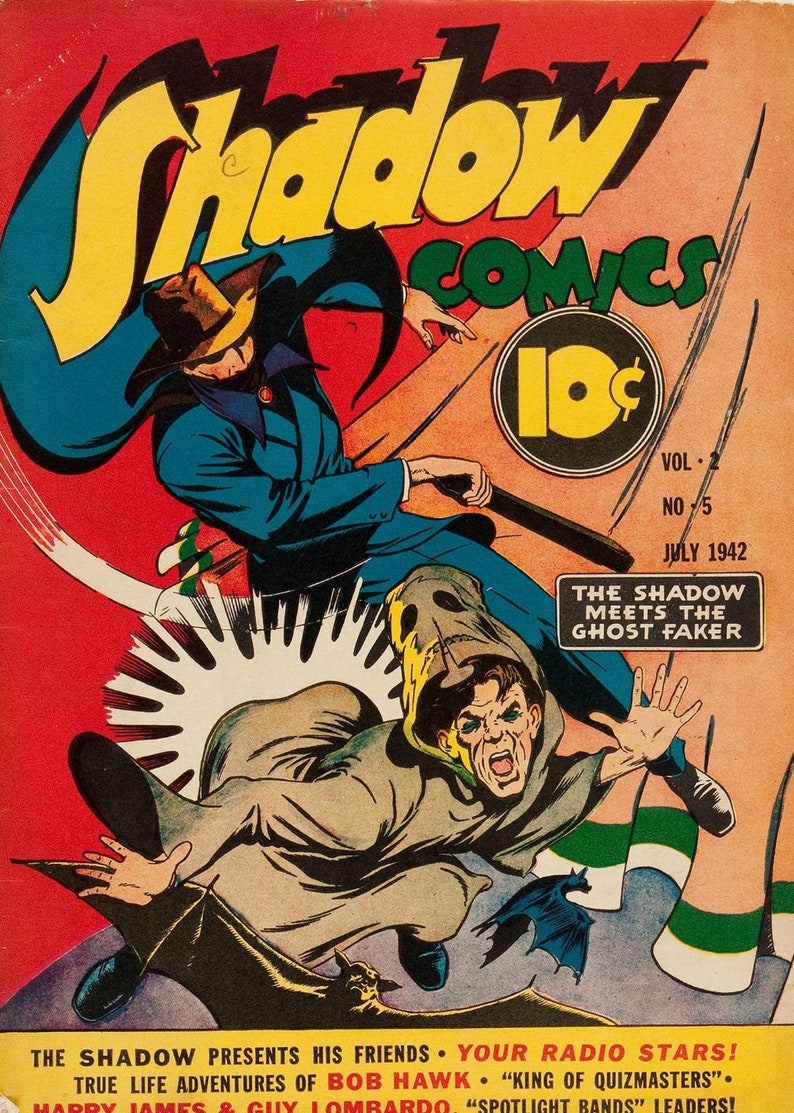 The Shadow Comic 1-101 Classic Comic Books, Rare Comics, Vintage Comics, Digital Download image 10