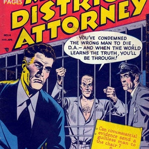 67 Issues Mr. District Attorney Digital Comic Collection Complete 67, Vintage Comics, Rare Comics, IMMEDIATE DOWNLOAD image 7