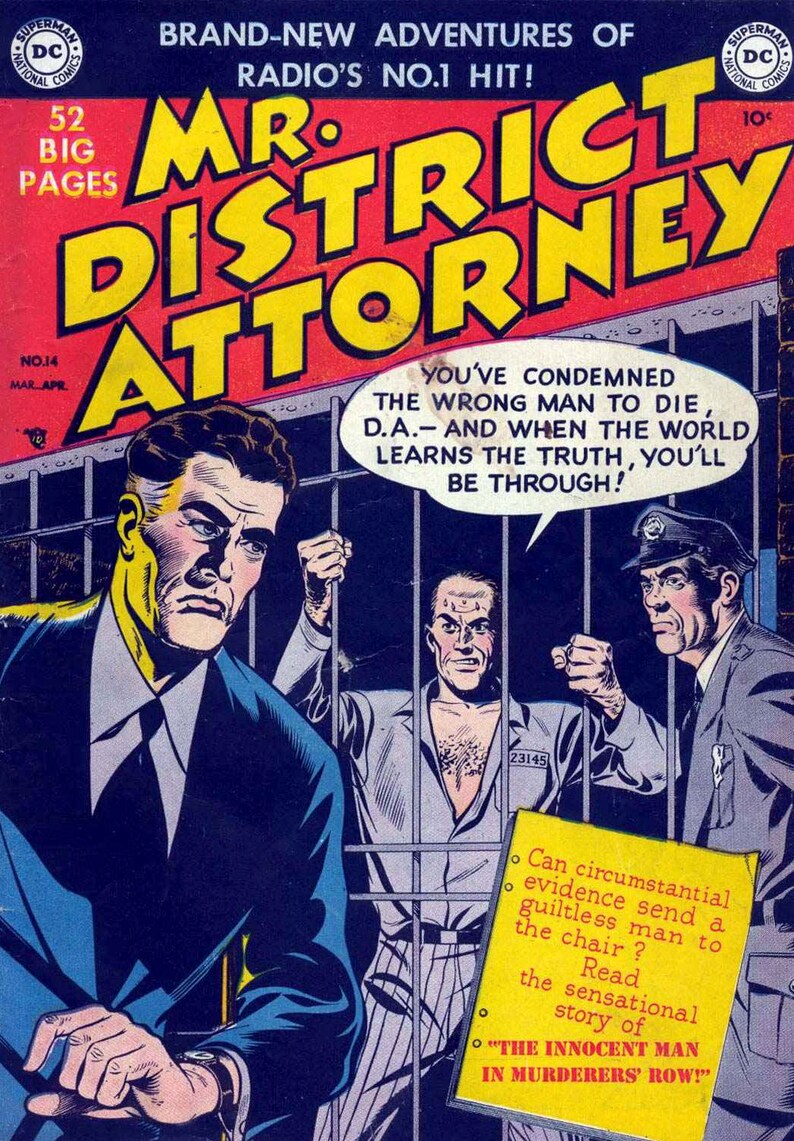 67 Issues Mr. District Attorney Digital Comic Collection Complete 67, Vintage Comics, Rare Comics, IMMEDIATE DOWNLOAD image 7