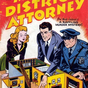 67 Issues Mr. District Attorney Digital Comic Collection Complete 67, Vintage Comics, Rare Comics, IMMEDIATE DOWNLOAD image 9