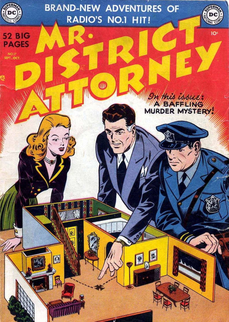 67 Issues Mr. District Attorney Digital Comic Collection Complete 67, Vintage Comics, Rare Comics, IMMEDIATE DOWNLOAD image 9