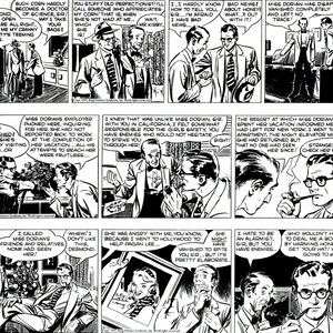 197 Rip Kirby Comic Strip, Very Rare Comic Strip, Classic Comic Strip Immediate Download image 6