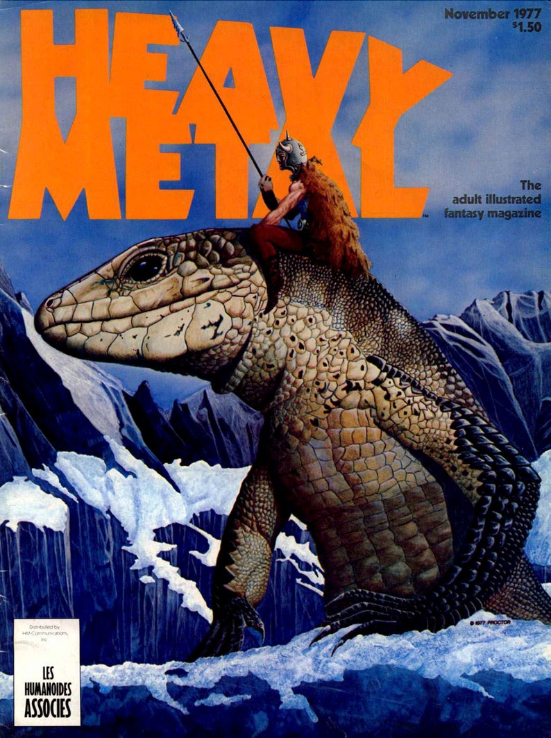375 numéros du magazine Heavy Metal Science-fiction, bandes dessinées rares, bandes dessinées vintage, grande collection, téléchargement numérique image 3
