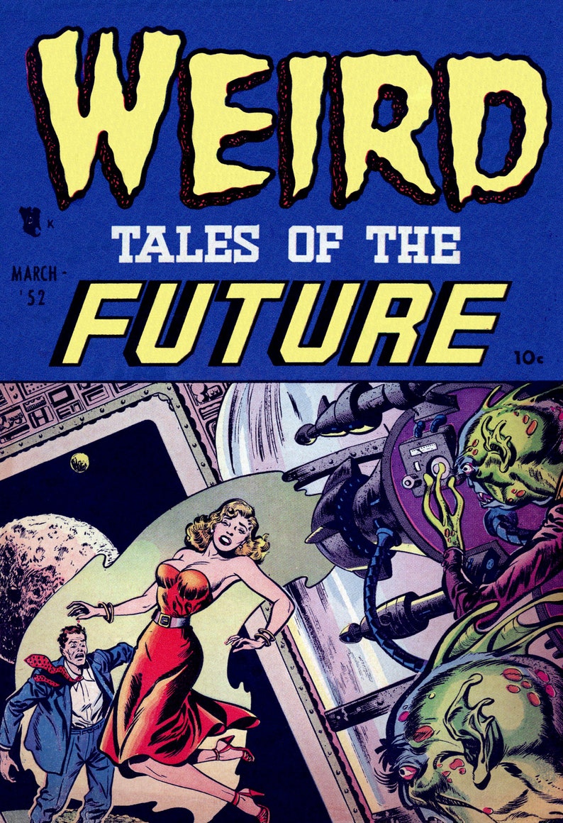 Weird Tales Comic's 234 Issues, Classic Comic Books, Vintage ,Classic Book Kids, Digital Download image 4