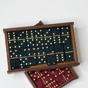 Exclusive Epoxy Resin Domino Set A Stylish Choice for Board Game Enthusiasts