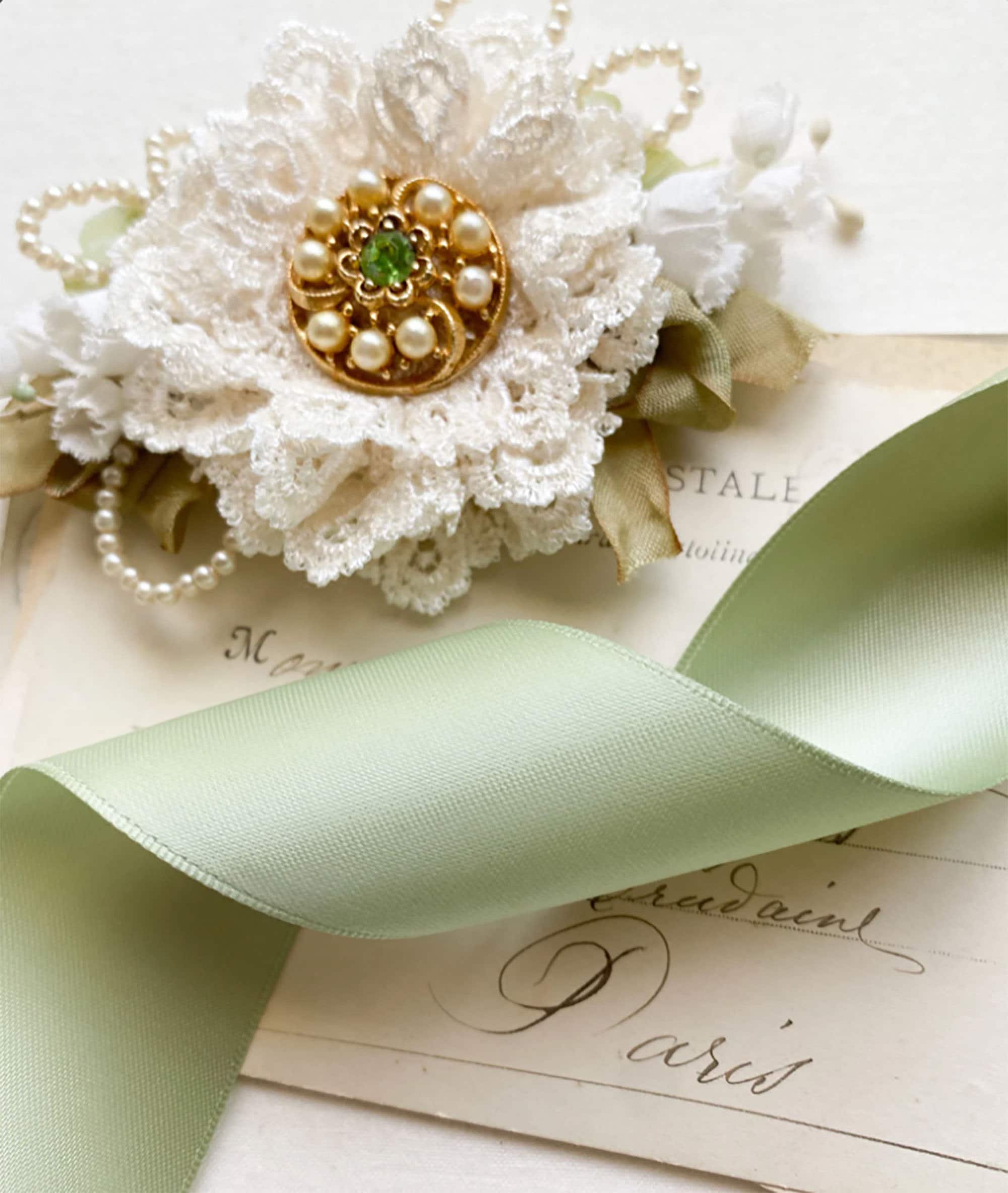 Sage Green Satin Wedding Sash: Bridal Bridesmaid Ribbon Belt - Etsy