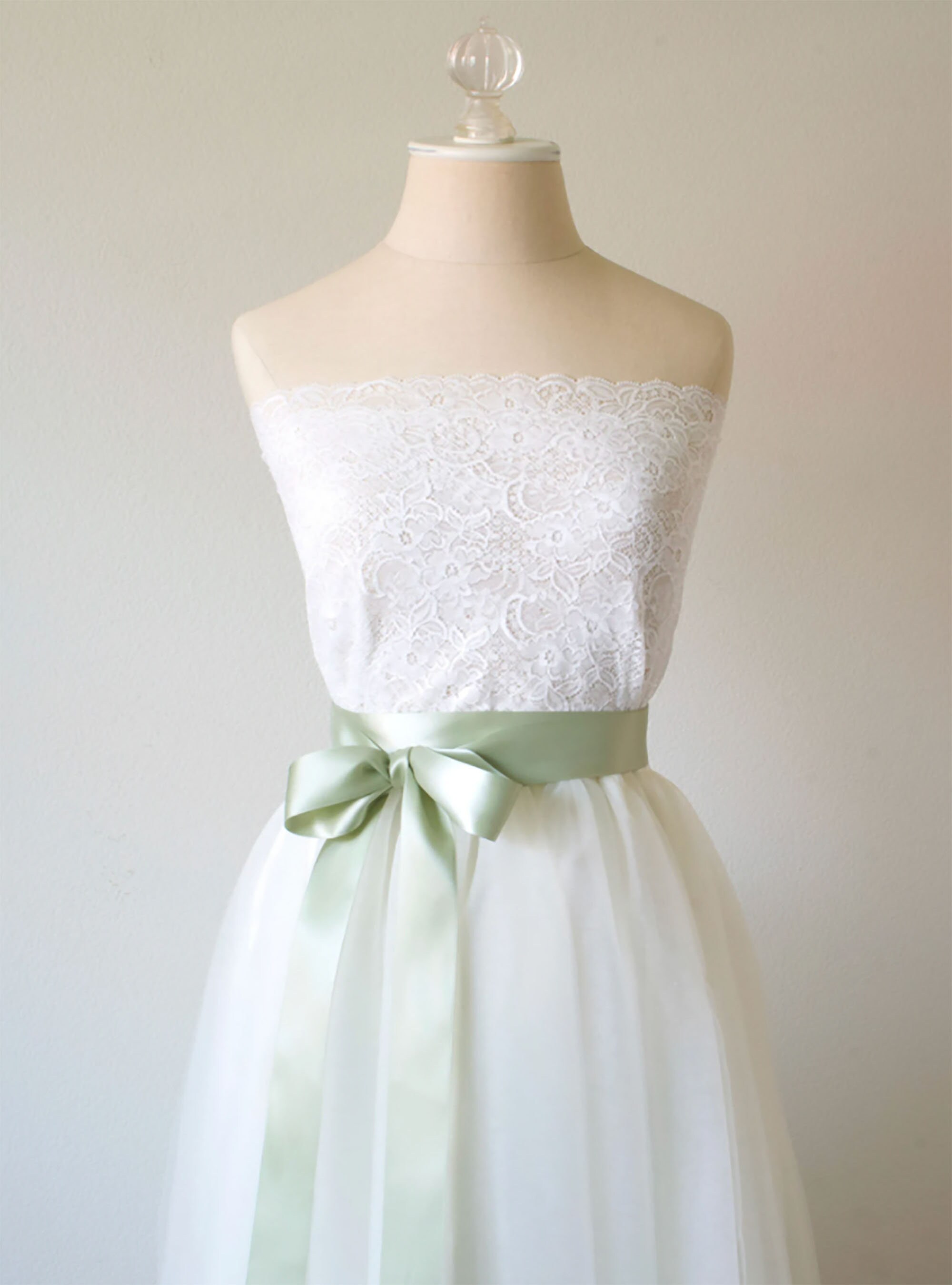 green sash for dress Lune Waterfall Sash Gown – Tadashi Shoji Official Online Boutique main image 0
