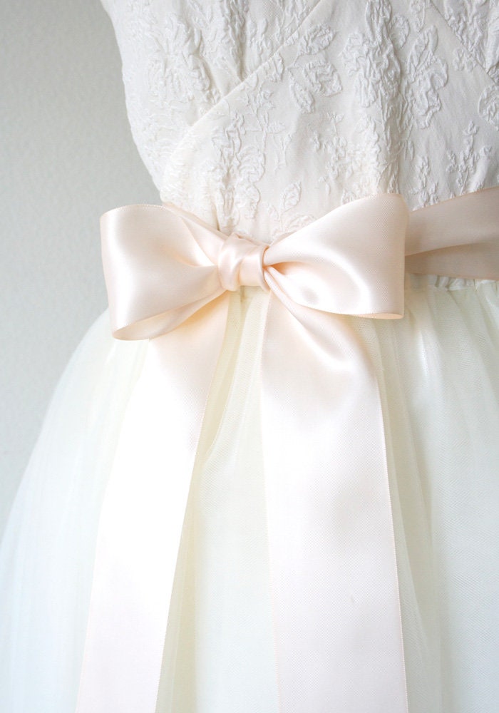 blush pink sash for dress Extra Long Deep Blush Satin Sash Belt by Satin Swank