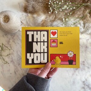 Download digitale di cartoline di ringraziamento vivido vivido moderno e alla moda / Fronte-retro e retro / Canva modificabile / Biglietti da visita personalizzati