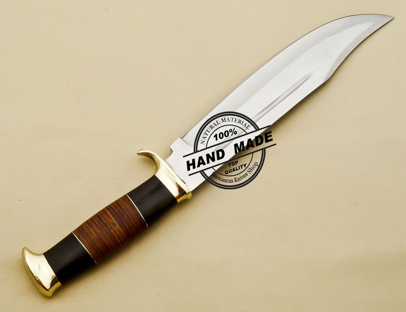 Crocodile Dundee Bowie Custom Handmade Fixed Blade Knife - Etsy