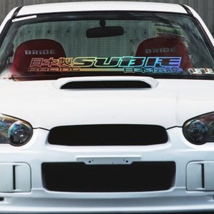Subie Legend Windshield Decal Car Sticker Banner JDM Vinyl Graphics Stance Fit/For Subaru Wrx Sti Brz