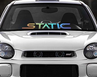 Static Windshield Decal Car Sticker Banner JDM Vinyl Graphics