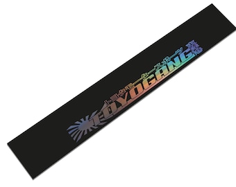 Toyogang Windshield Sun Visor Decal Car Sticker Banner JDM for/fits Toyota cars.