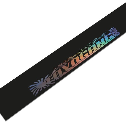 Toyogang Windshield Sun Visor Decal Car Sticker Banner JDM Etsy
