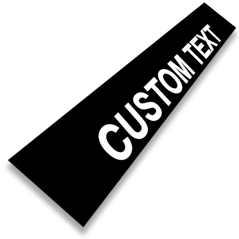Custom Text Windshield Sun Visor Decal JDM Stance Car Sticker Etsy