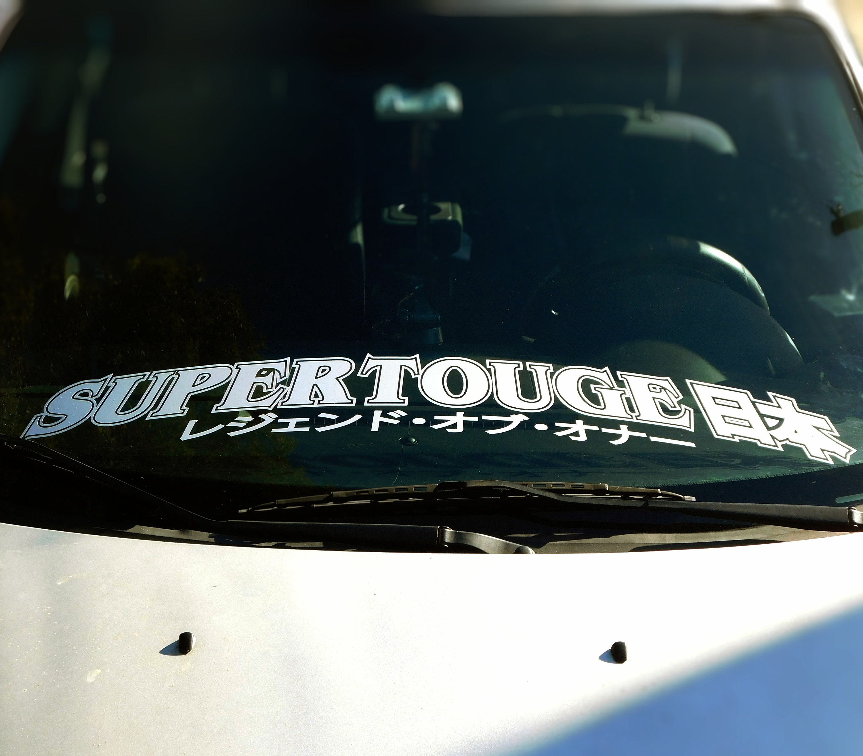 スーパー峠日本フロントガラスリアウィンドウデカール車のステッカー