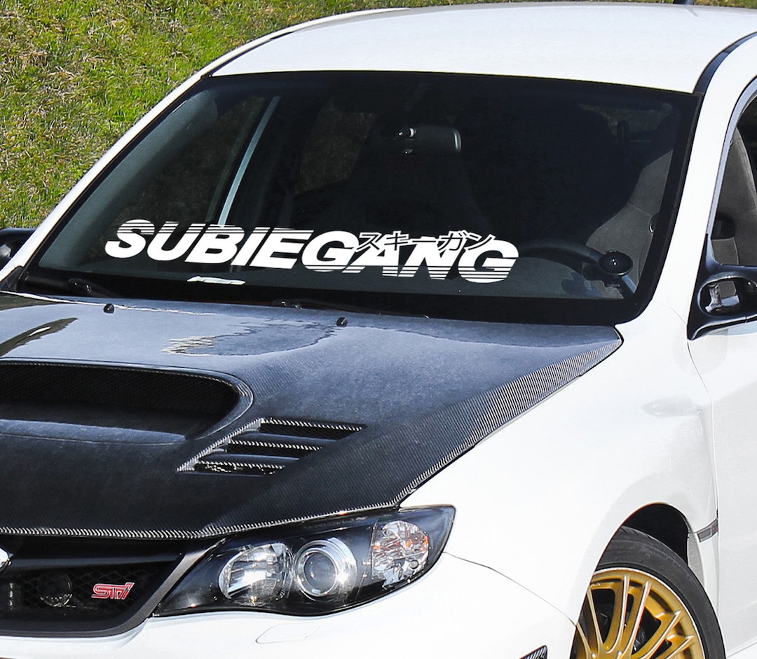 ★★SUBIE★★ Subie Windshield Decal Car Sticker Banner JDM Vinyl Die Cut