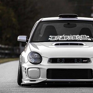 Kanji Windshield Decal Car Sticker Banner JDM Vinyl Graphics