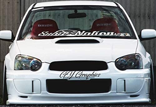 Gy Graphics Outline Flame Decal - Windshield Banner Car Sticker JDM Vinyl - Carbon Look
