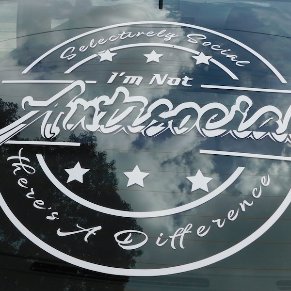 Stance Car Rear Window Banner Etsy