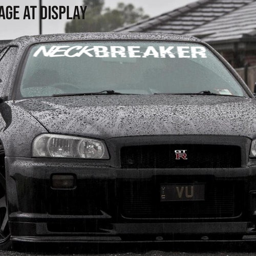 Static Windshield Decal Car Sticker Banner JDM Vinyl Graphics Etsy