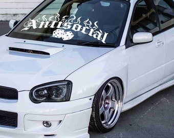 INDIGOS UG Adesivo per auto – JDM – Die Cut – Ice Skating