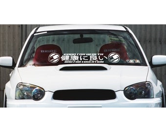 Akira Inspired Capsules Windshield Vinyl Decal Sticker Japanese JDM Anime Bike Bosozoku