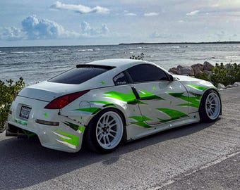 Senshi Livery+ フード左右カスタムレーシングデカールドリフト
