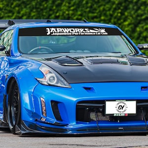 Windshield Sun Visor Strip Decal Sticker Jdm Banner Graphics for Japworks