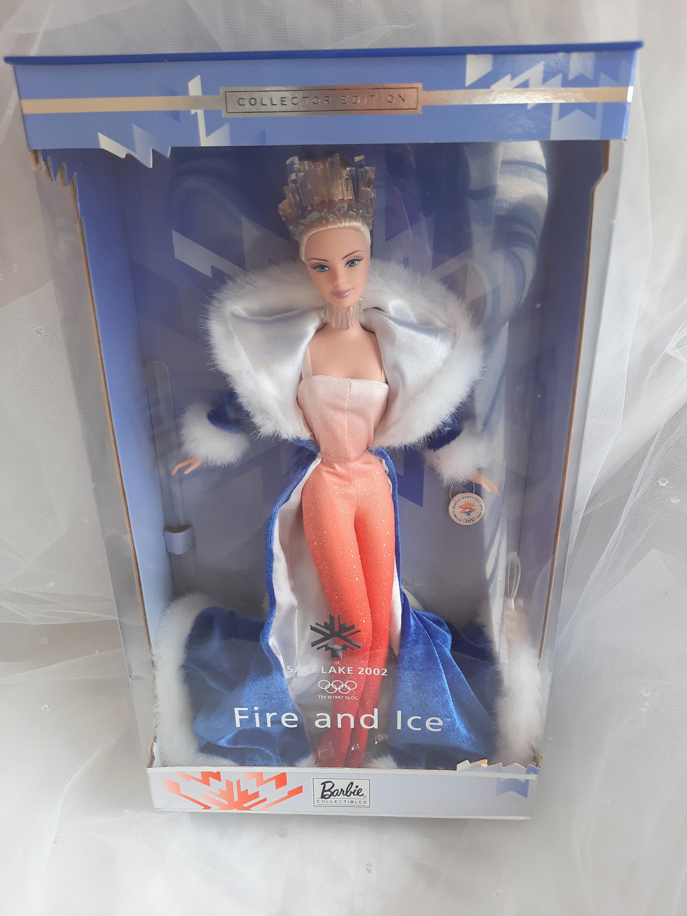 Collector Edition Salt Lake 2002 Fire and Ice Barbie Collectibles, Vintage Barbie  Doll, Collector Edition Olympic Barbie, Toys, New Barbie 