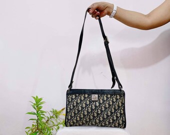 dior monogram shoulder bag