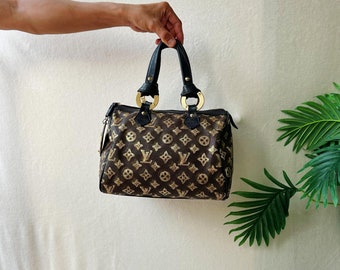 Autentica borsa vintage RARA 2009 Louis Vuitton con monogramma Eclipse