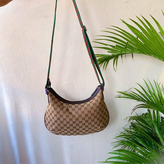 Vintage Gucci Monogram Crossbody Bag | Sling Bag