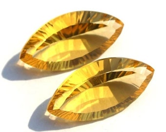 Marquise Yellow Citrine November Birthstone Faceted Cut Loose Gemstone Natural Semi Precious Stone Jewelry Supplies,3x6mm 4x8mm 5x10mm 6x12m