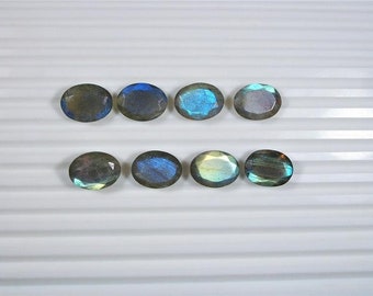 Labradorite Oval shape Gemstone Faceted Cut for making beautiful jewelry Natural Blue Flashy Labradorite cut Loose Gemstone best Quality gem