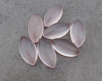 Natural Rose Quartz Marquise Cabochon, Calibrated Loose Stone Cabochon,Semi Precious Cabochon Gemstone, Wholesale Handmade Quality Gemstone
