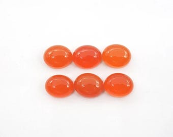 Carnelian, Natural oval shape, flat back cabochon, Calibrated carnelian oval gemstone, sizes from 3x5mm to 12x16mm gemstones,Beads,Jewellery