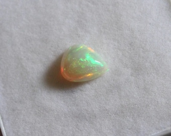 Natural Ethiopian Fire Opal Cabochon-Pear Shape-Welo fire Opal Gemstone-Making For Jewelry -Size-5x7mm, AAA Quality Pear Cabochon Opal Gems
