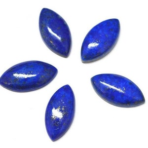 Natural Lapis Lazuli Marquise Cabochon, Calibrated Loose Stone Cab, Semi Precious Cabochon Gemstone, Wholesale Handmade Quality Gemstone
