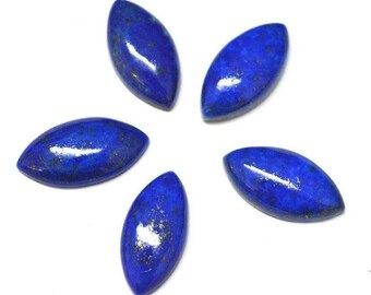 Natural Lapis Lazuli Marquise Cabochon, Calibrated Loose Stone Cab, Semi Precious Cabochon Gemstone, Wholesale Handmade Quality Gemstone
