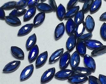 Natural Lapis Lazuli Marquise Faceted Cut 3X6MM-8X16MM Loose Gemstone 3X6MM,4X8MM,5X10MM,6X12MM,7X14MM,8X16MM Calibrated Size Loose Gemstone