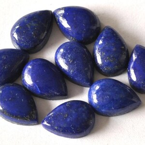 AAA Birne Lapis Lazuli Cabochon : Edelstein (3x5 bis 12 x 16 MM)