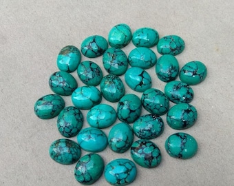 Natural Tibetan Turquoise Oval shape Gemstone Cabochon for making beautiful jewelry Tibetan Turquoise Loose Gemstone, AAA+ Quality Gemstones