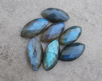 Natural Labradorite Marquise Checker Cut, Calibrated Labradorite Loose Stone, Semi Precious Gemstone Checker Cut,+AAA Quality Labradorite