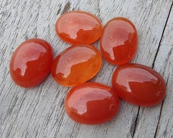 Natural Carnelian Oval shape Gemstone, Cabochon for making beautiful ring, jewelry, Handmade Loose Gemstone, best High Quality gemstone