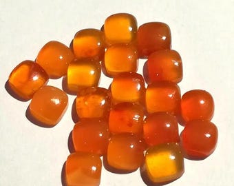 Natural Carnelian 3mm-15mm Cushion Cabochon Loose Gemstone, Carnelian Cabochon, 3mm 4mm 5mm 6mm 7mm 8mm 9m 10mm 11m 12mm 13mm 14mm 15mm Gems