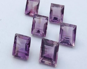 Natural Amethyst Square Shape Faceted Cut Calibrated Wholesale Gemstones,All Sizes Available Gemstone For Jewelry Making, 5mm to 20mmQuality