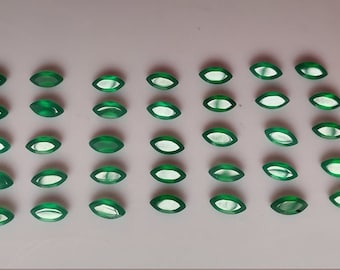 Natural Green Onyx Marquise Faceted Cut, Calibrated Onyx Loose Stone Cab,Semi Precious Cabochon Gemstone,Wholesale Handmade Quality Gemstone
