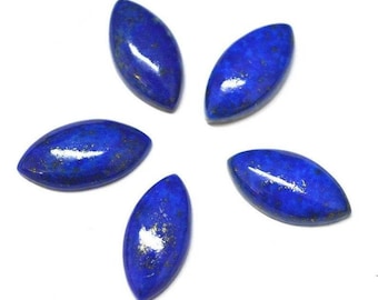 Natural Lapis Lazuli Marquise Cabochon 3X6MM- 8X16MM Loose Gemstone 3X6MM, 4X8MM,5X10MM,6X12MM, 7X14MM,8X16MM Calibrated Size Loose Gemstone